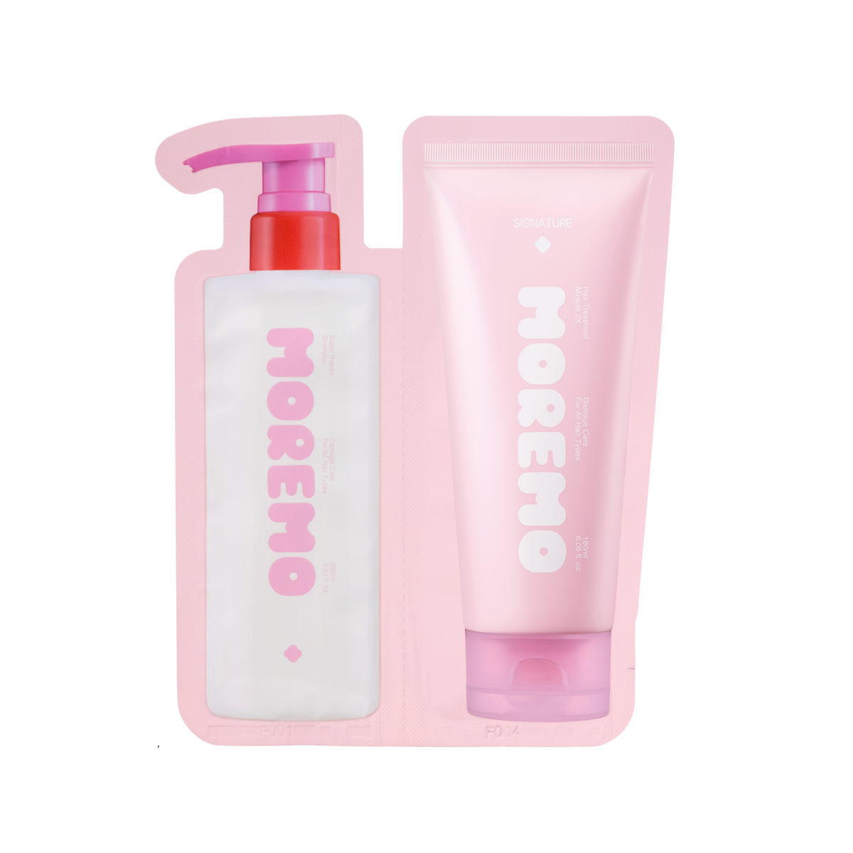 モレモ 2ステップ　ヘアトリートメントR 3個 大人のバサバサ超ダメージヘアは【moremo】の2STEPスーパー